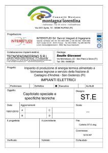 Imp. Elettrici Specifiche tecniche