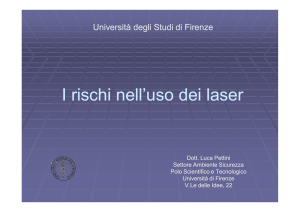 Sicurezza Laboratorio 7 - Laser