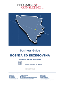 bosnia ed erzegovina - Confindustria Vicenza