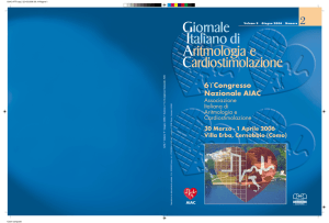 Cardiostimolazione Italiano di Giornale Aritmologia e