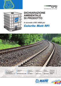 Colorite Matt RFI - Mapei International