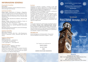 PIASTRINE Verona 2012 - Società Italiana di Ematologia