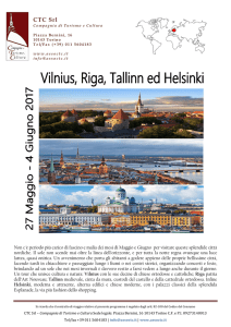 repubbliche baltiche - CTC | Compagnia di Turismo e Cultura