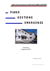 piano gestione emergenze - om giano dell`umbria bastardo