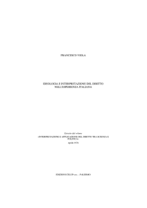 francesco viola ideologia e interpretazione del diritto nell