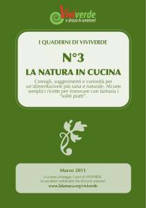 la natura in cucina