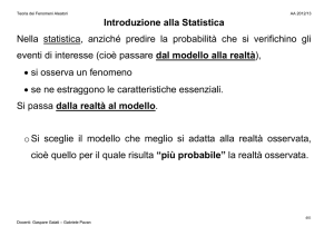 9. Introduzione alla Statistica
