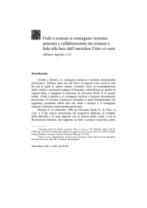 Fede e scienza si coniugano insieme: armonia e collaborazione tra
