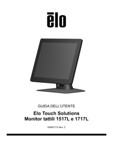 Elo Touch Solutions Monitor tattili 1517L e 1717L