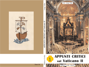 Vaticano II 1 - Una Voce Grida