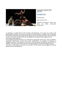 PROMETEO - Teatro alle Vigne