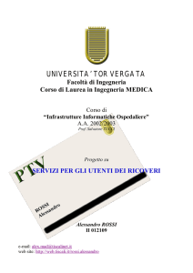 UNIVERSITA` TOR VERGATA