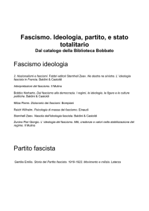 Fascismo - Biblioteca Bobbato