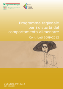 Programma regionale per i Disturbi del Comportamento Alimentare