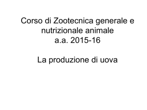Corso di Zootecnica generale e nutrizionale animale a.a. 2015