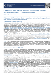 Conferenza delle Nazioni Unite sui cambiamenti climatici COP22 di