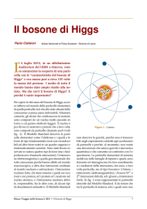 Il bosone di Higgs -