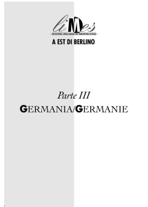 germania - Materiali su Berlino Est