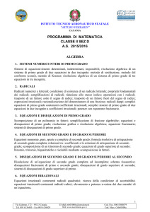 Programma svolto - IT AER. Ferrarin.gov.it