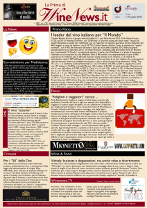 WineNews - La Prima di Winenews - n. 1089
