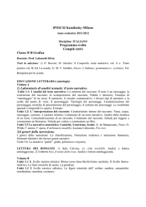 2B-Italiano programma - IPSSCSI "W. Kandinsky"