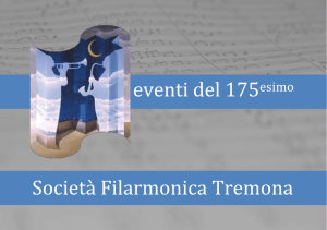 Volantino 175° () - Società Filarmonica Tremona