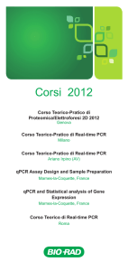 Corsi 2012 - Bio-Rad