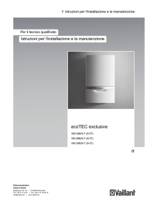 Istruzioni d`installazione ecoTEC exclusive