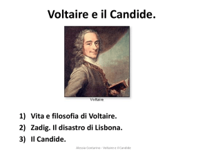 Voltaire e Candide - Alessia Contarino