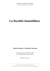 La fiscalità immobiliare