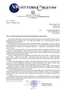 Lettera Ordini Ingegneri - Ordine Ingegneri Genova