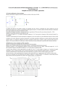 1 Corso di Laboratorio di Elettromagnetismo e Circuiti