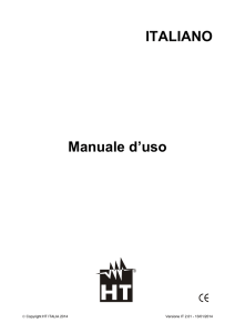 Manuale d`uso - ht