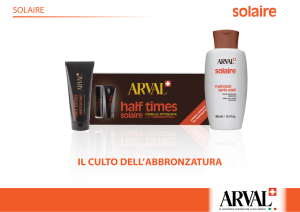 Solaire - Arval Cosmetici