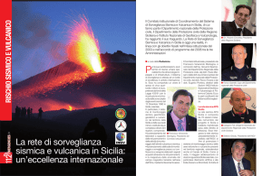 La rete di sorveglianza sismica e vulcanica in Sicilia: un`eccellenza
