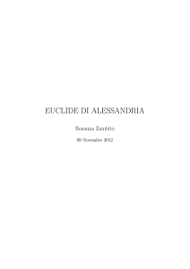 EUCLIDE DI ALESSANDRIA