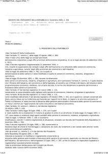 NORMATTIVA - Export HTML - Camera di Commercio di Lucca