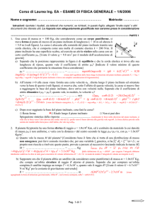 soluzioni e commenti - Dipartimento di Fisica