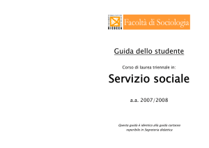 Guida_SS:Layout 1.qxd - Dipartimento di Sociologia