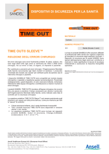 time out® sleeve - Ansell