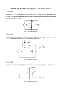 ELETTRONICA - Esercizi proposti – Circuiti con diodi (I)