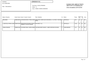 BREE80101Q ELENCO DEI LIBRI DI TESTO ADOTTATI O