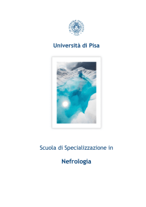 Regolamento della Scuola di Nefrologia