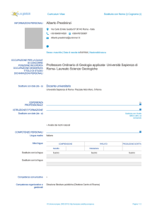 CV (pdf 52,14) - Regione Lazio