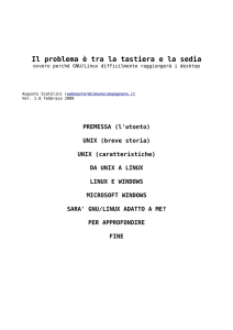 Il problema è tra la tastiera e la sedia