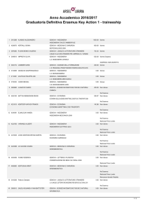 Mobilità Internazionale "Erasmus + Key Action 1 ai fini