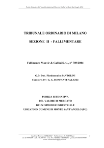 TRIBUNALE ORDINARIO DI MILANO SEZIONE II