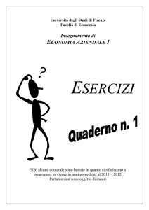 Quaderno esercizi n. 2 File - Università degli Studi di Firenze