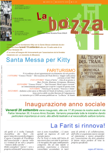 Santa Messa per Kitty Inaugurazione anno sociale La Farit si rinnova!