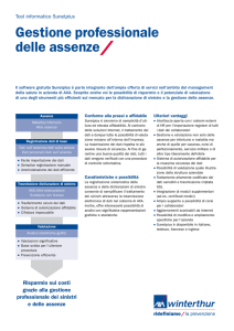 Gestione professionale delle assenze